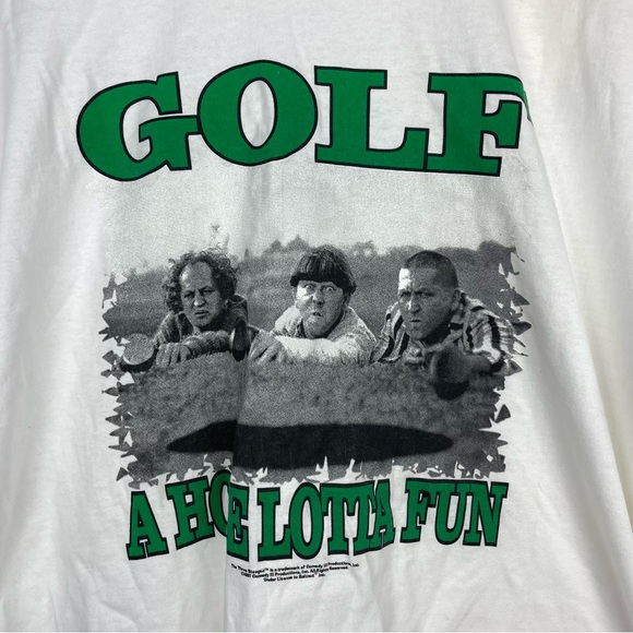 VINTAGE THE THREE STOOGES TEE SHIRT 1997 SIZE XL MADE IN USA - Picture 2 of 6